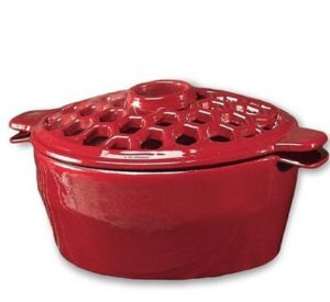 2.3 Qt. Cast Iron Lattice Steamer